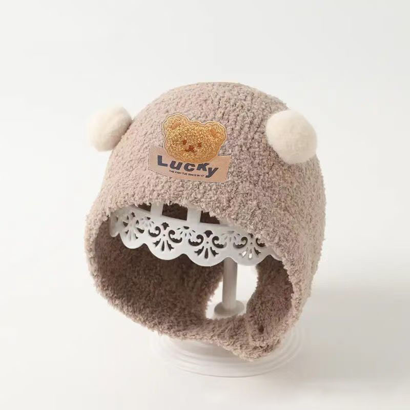 Baby Hat Beanie - Cute Bear Baby Ear Protection Cap