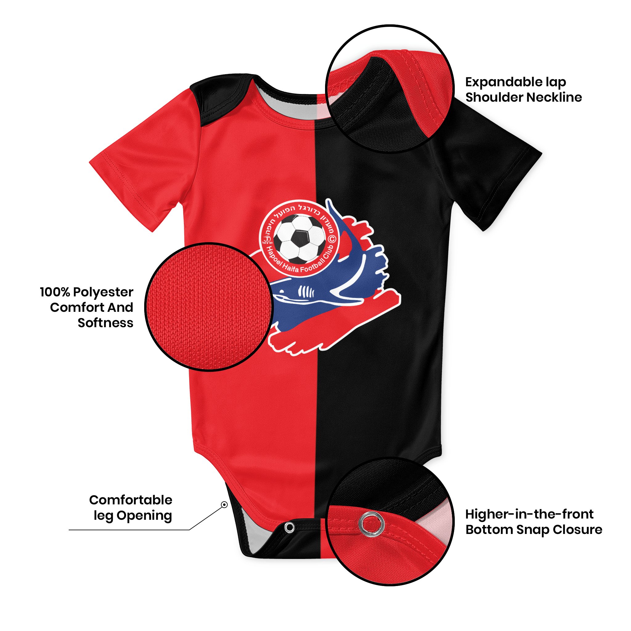 Hapoel Haifa Baby Bodysuit Uni - Baby Clothing For Girls review and price