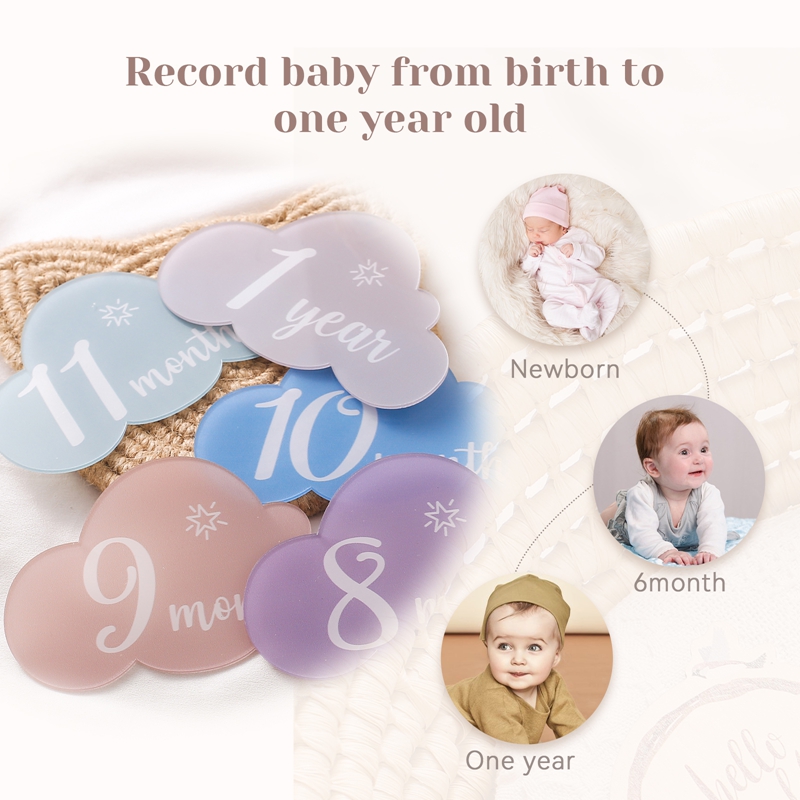 1Set Baby Acrylic Number Miles - Newborn Gift Set review and price