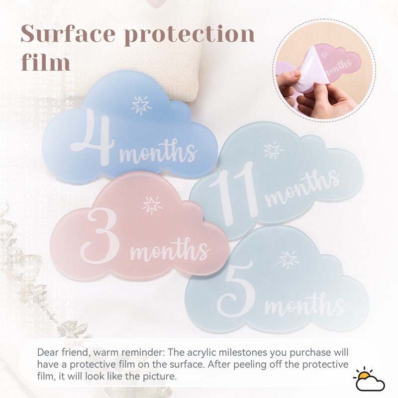 1Set Baby Acrylic Number Miles - Newborn Gift Set review and price