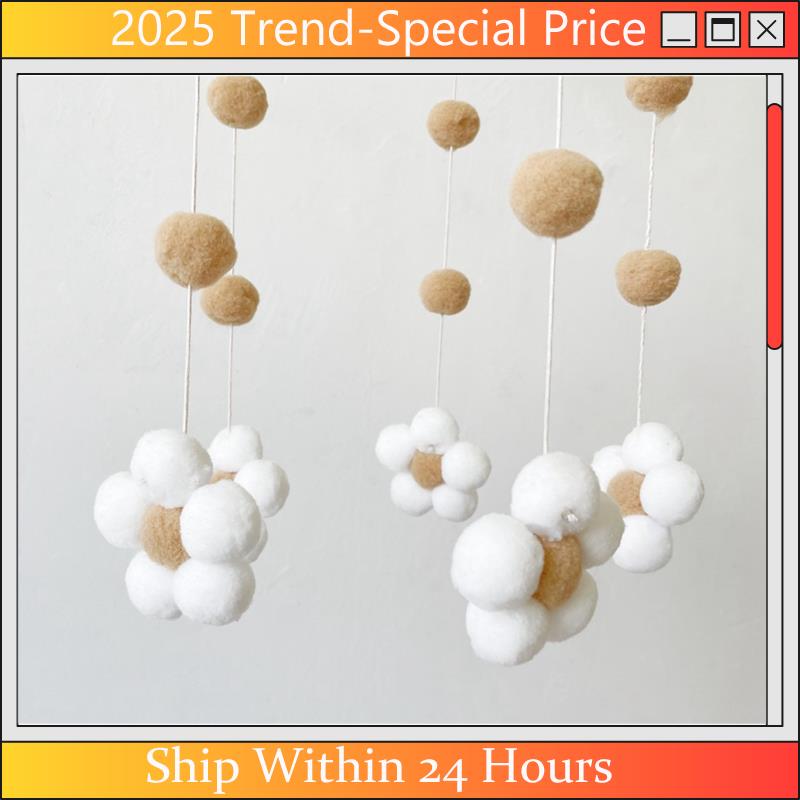 AA64 Nordic Fur Ball Flower Wi - Baby Clothing For Bed review and price
