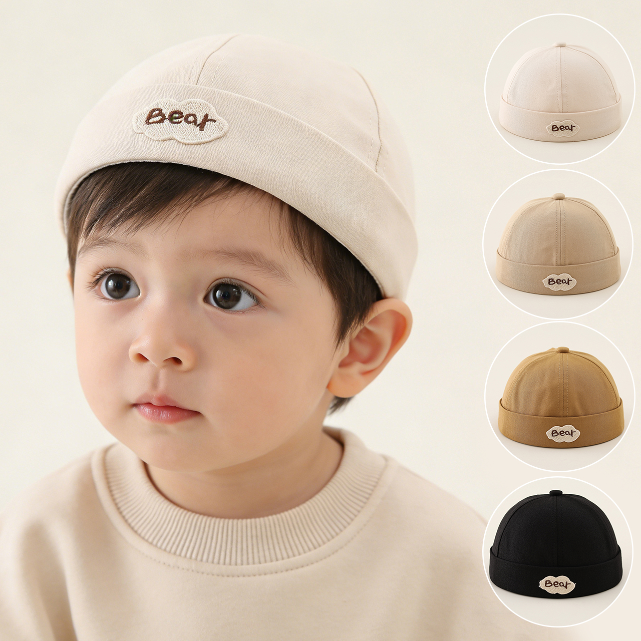 Cute Bear Baby Docker Hat Soli - Baby Hat Beanie review and price