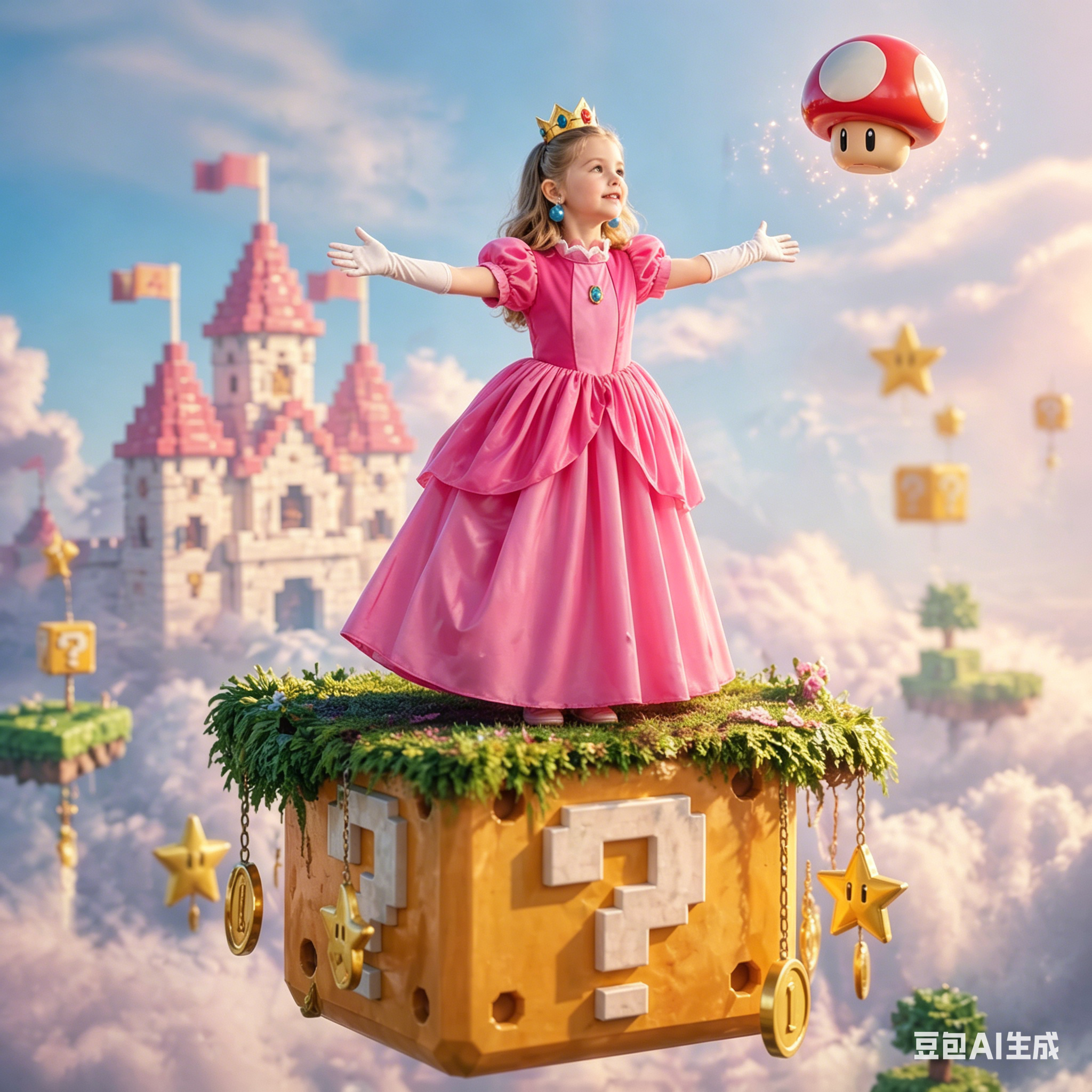 Princess Peach Style Dress Up  - Newborn Gift Set review and price