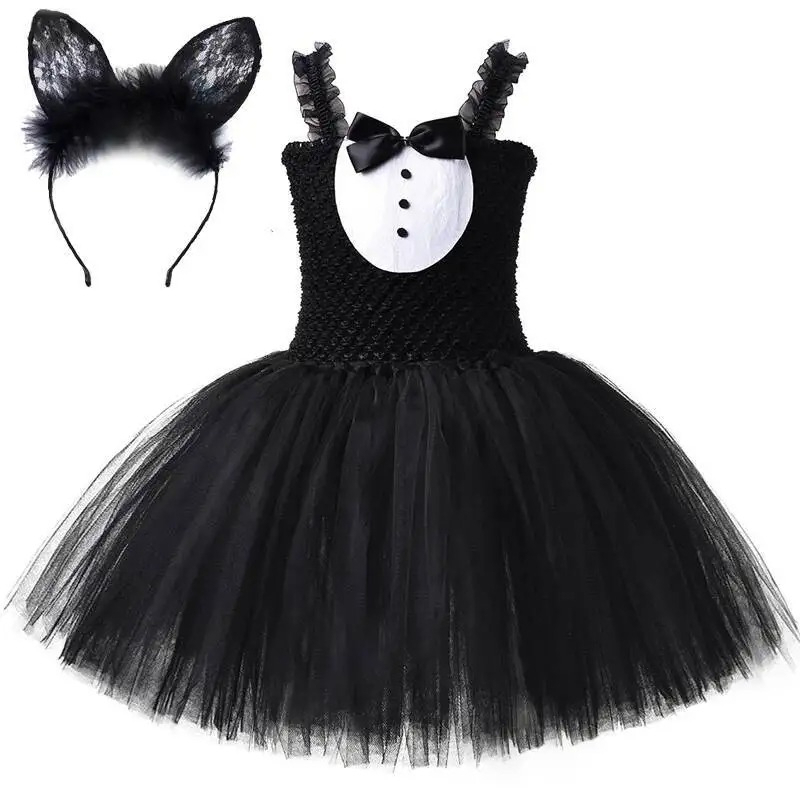 White Black Cat Tutu Dress for - Baby Clothing For Girls review and price