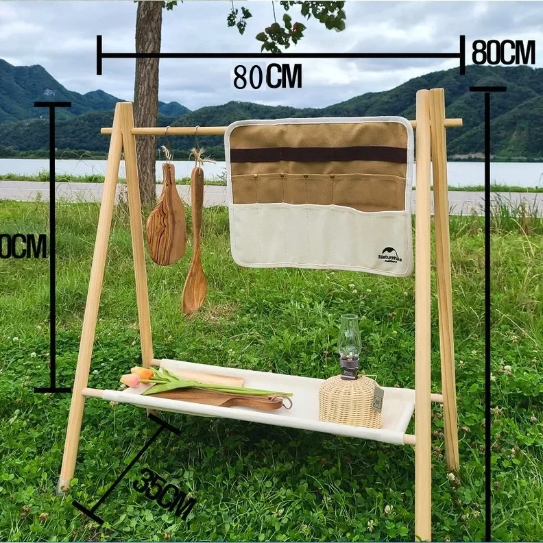 Solid wood portable hook rack  - Baby Clothing Display review and price