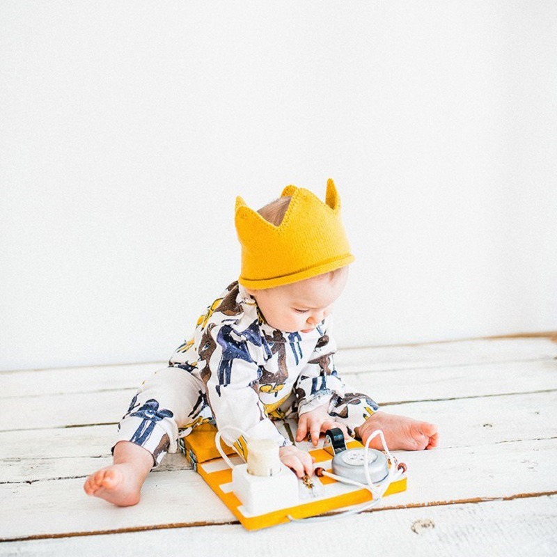Knitted Crown Baby Headband Ha - Baby Hat Beanie review and price