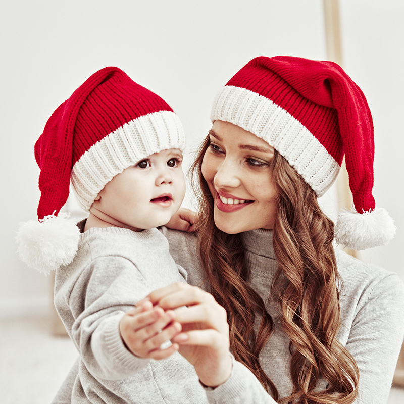 Knitted Baby Christmas Hat Cut - Baby Hat Beanie review and price