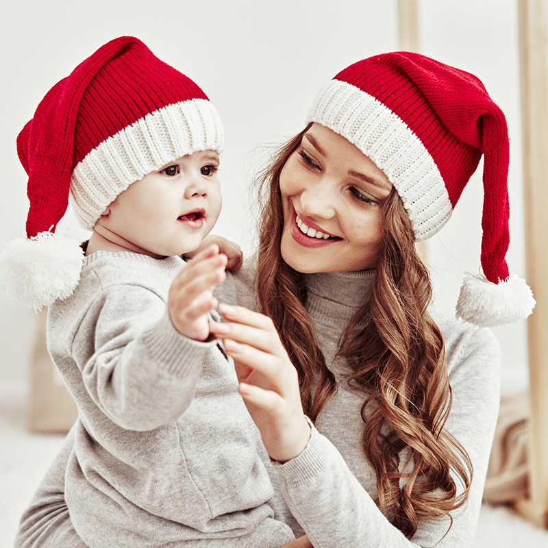 Knitted Baby Christmas Hat Cut - Baby Hat Beanie review and price