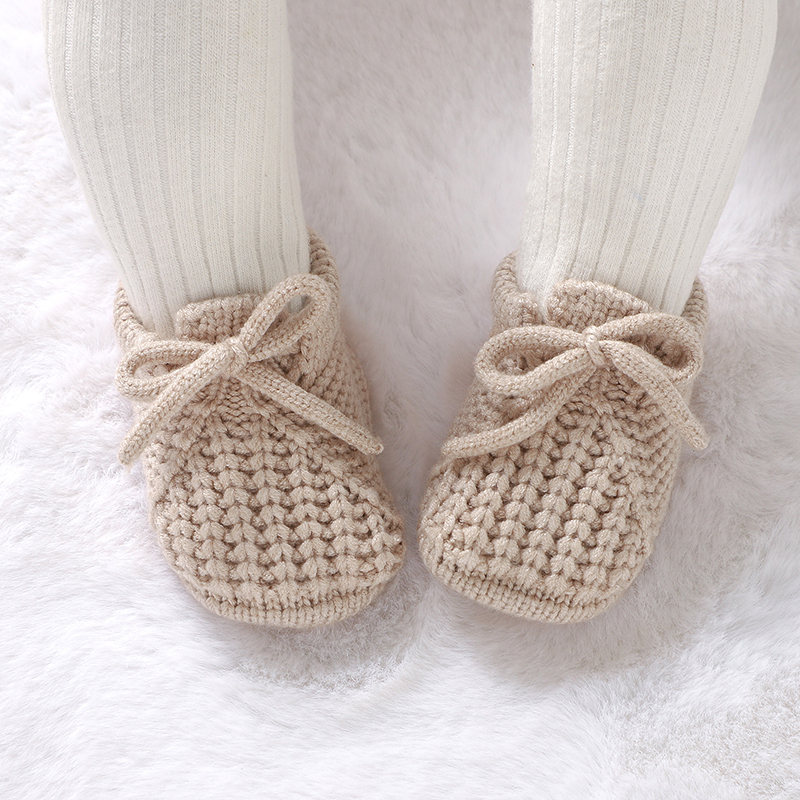 Baby Shoes Knitted Newborn Bed - Baby Clothing For Bed review and price