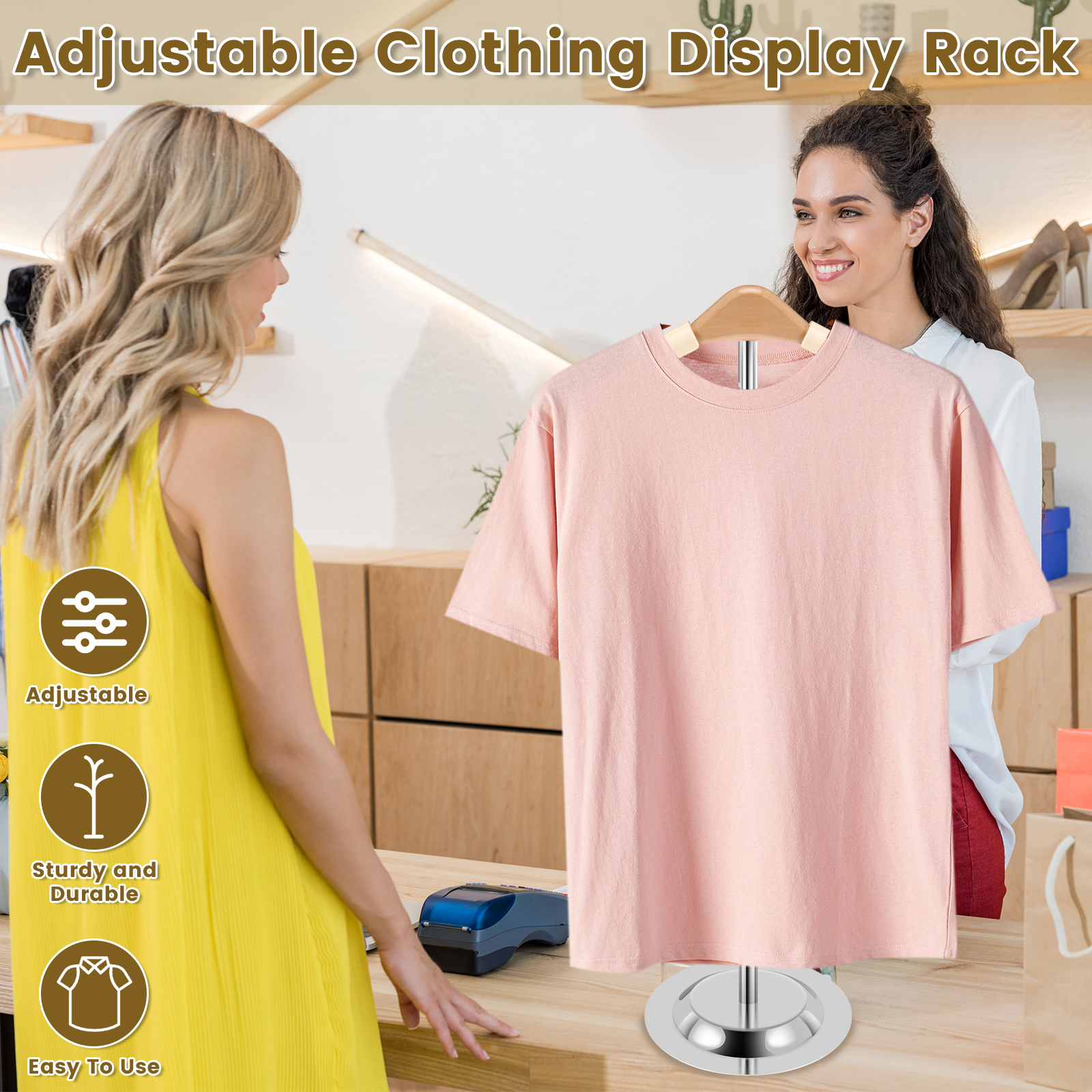 Adjustable T Shirt Display for - Baby Clothing Display review and price
